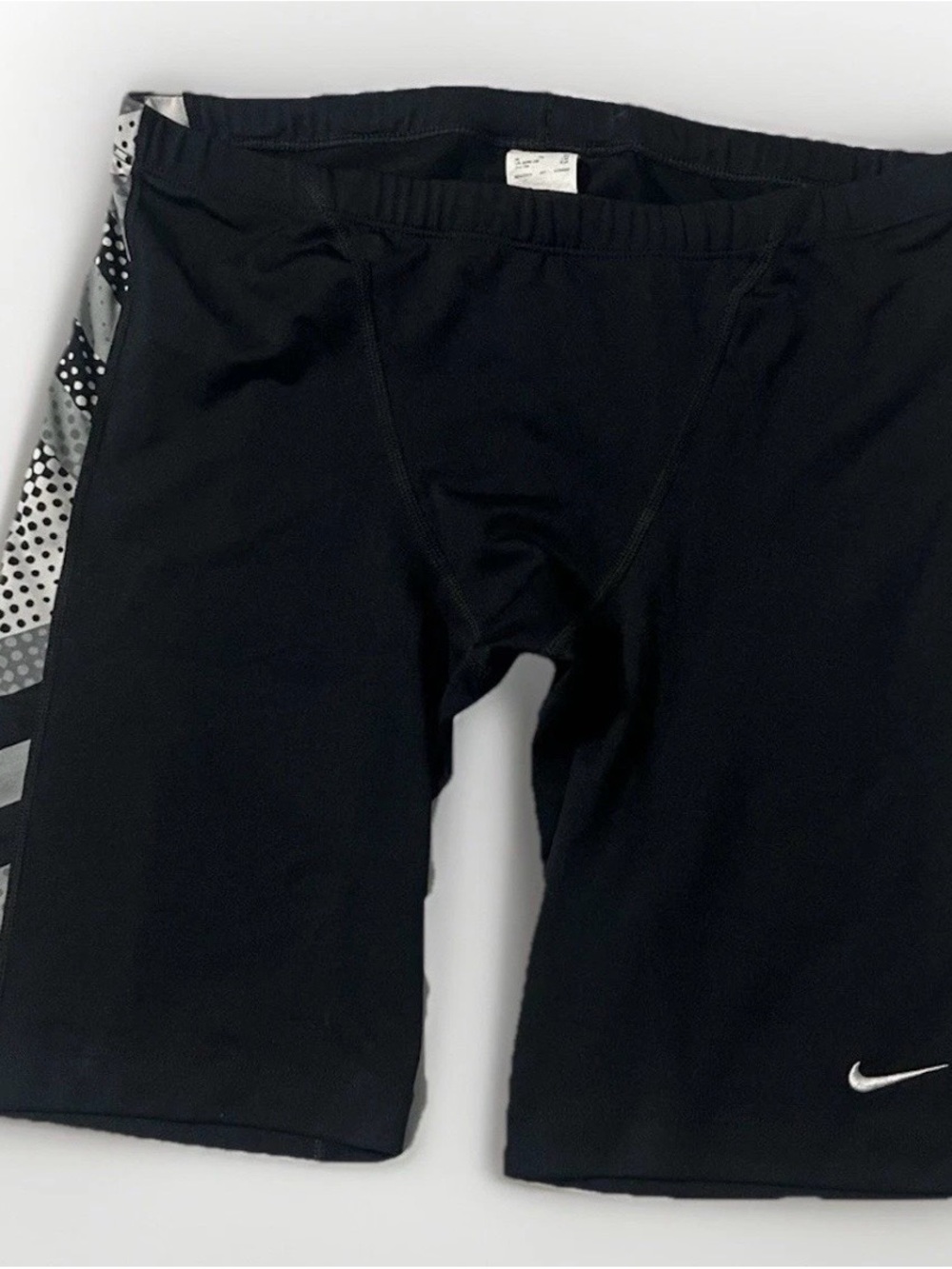 Nike Black Swim Jammers with White Logo